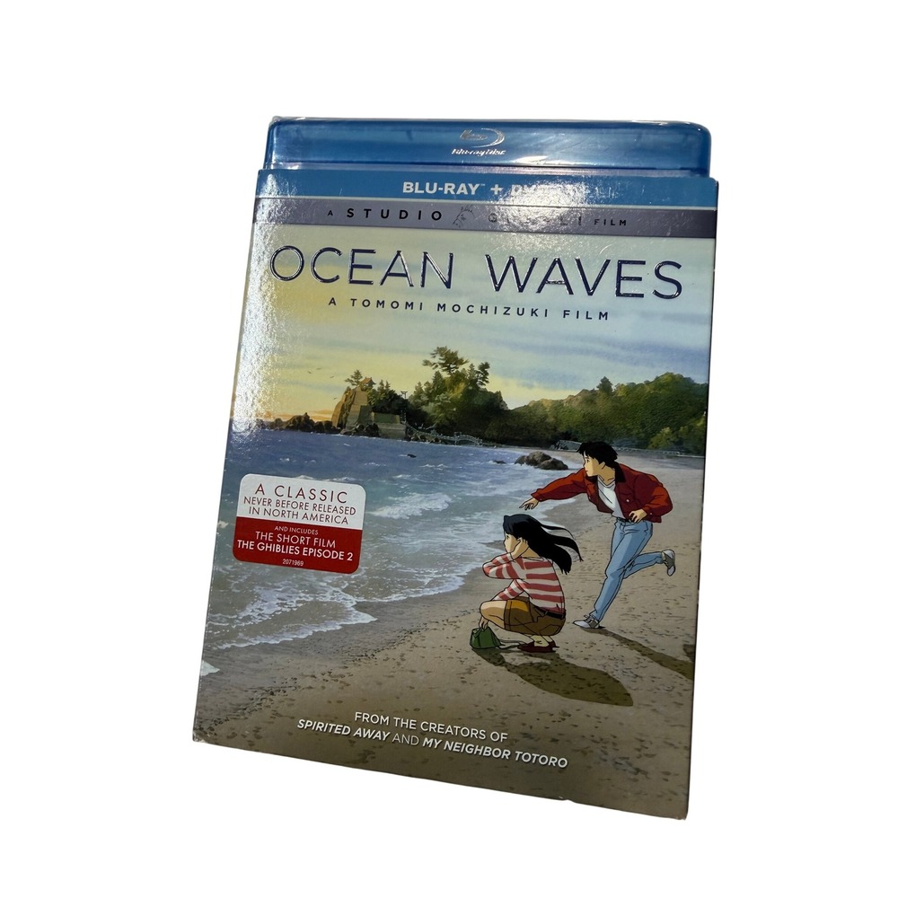 Ocean Waves Studio Ghibli Blu-ray DVD Combo Tomomi Mochizuki Film Slipcover
